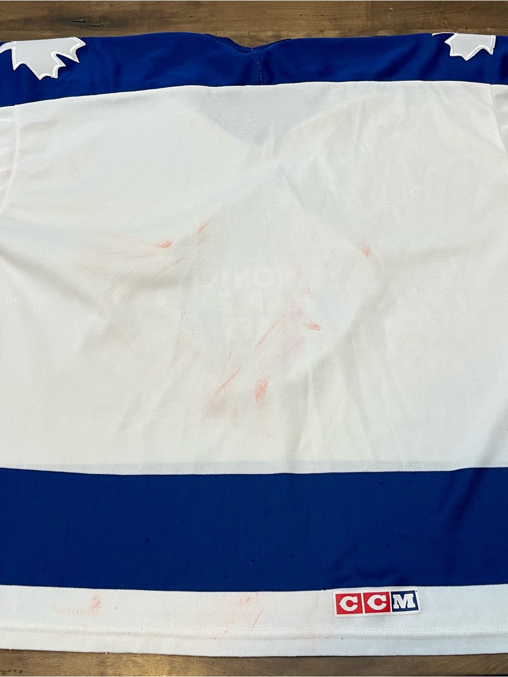 Authentic Vintage 1980s Toronto Maple Leafs CCM Hockey Jersey , XL - Picture 6 of 13